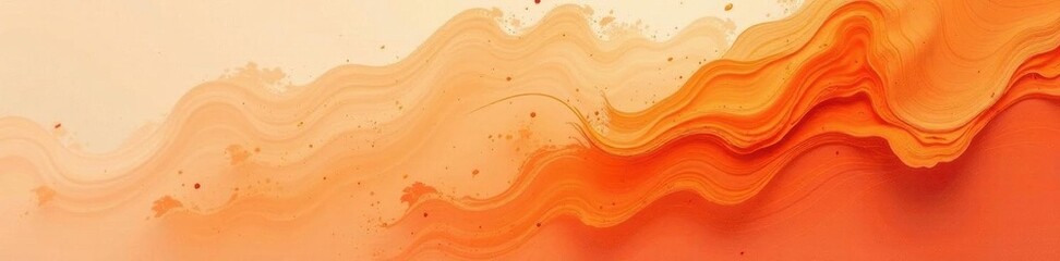 Fototapeta premium Pale orange abstract brushstrokes, textured wallpaper background , texture, geometric, abstract