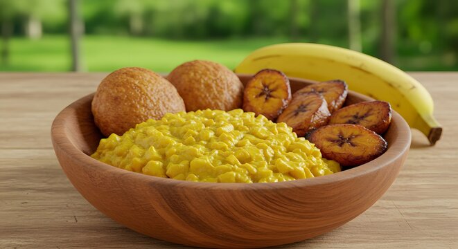 "Authentique petit-d&eacute;jeuner Ackee and Saltfish"