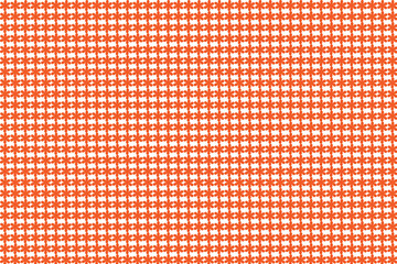 A vibrant seamless pattern featuring evenly spaced white polka dots on a bold red and white background. This eye-catching design is perfect for use in textiles, wallpapers, digital backgrounds.