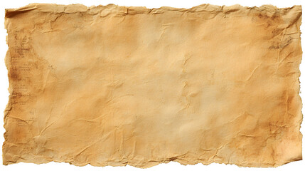 A rustic, textured parchment paper with frayed edges, evoking a sense of ancient history and mystery.