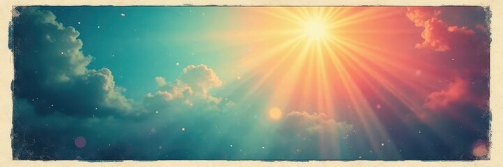 Faded Polaroid photo, edges taped, nostalgic feel, artifact, document