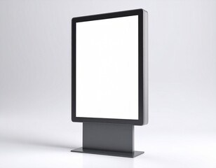 Blank Lightbox Advertising Mockup (AI Generated)
