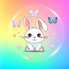 
"Cute Cartoon Animal Illustration for Kids Wall Art"
