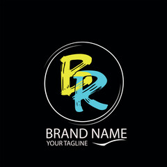 BR MODERN CLASSIC COOL LOGO DESIGN