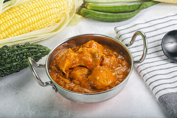 Indian cuisine - Kadai chicken masala