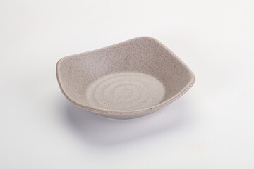 Empty clean color bowl dishware