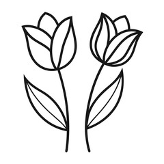 vector illustration of a flower