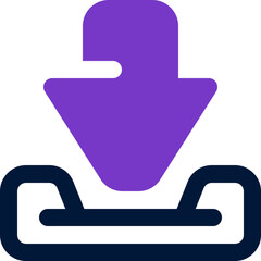 Obraz premium download duotone icon. Sleek and modern vector icon for websites, mobile apps, marketing materials, and corporate design. Fully scalable and ready to use.