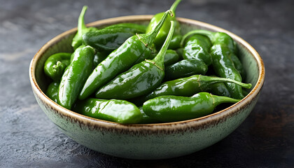 Padron Peppers for food concept