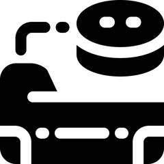 data storage glyph icon. Strong and solid vector icon for websites, mobile interfaces, presentations, and visual branding. High quality and easy to edit.