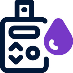sugar blood level duotone icon. Sleek and modern vector icon for websites, mobile apps, marketing materials, and corporate design. Fully scalable and ready to use.