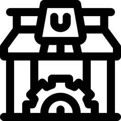 mobile application line icon. Clean and minimalist vector icon for websites, mobile apps, presentations, and logos. Fully scalable and customizable for any project.