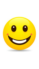 Fototapeta premium Smiling emoji graphic design