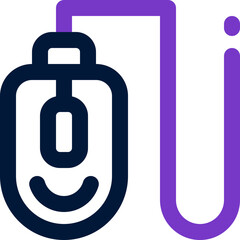mouse duotone icon. Sleek and modern vector icon for websites, mobile apps, marketing materials, and corporate design. Fully scalable and ready to use.
