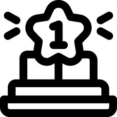 success line icon. Clean and minimalist vector icon for websites, mobile apps, presentations, and logos. Fully scalable and customizable for any project.