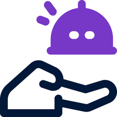 serving dish duotone icon. Sleek and modern vector icon for websites, mobile apps, marketing materials, and corporate design. Fully scalable and ready to use.