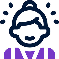 doctor duotone icon. Sleek and modern vector icon for websites, mobile apps, marketing materials, and corporate design. Fully scalable and ready to use.