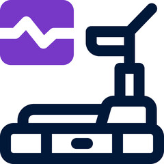treadmill duotone icon. Sleek and modern vector icon for websites, mobile apps, marketing materials, and corporate design. Fully scalable and ready to use.