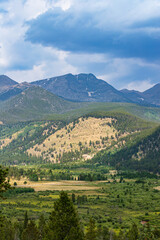 landscape with mountains