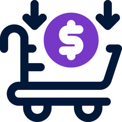 commercial duotone icon. Sleek and modern vector icon for websites, mobile apps, marketing materials, and corporate design. Fully scalable and ready to use.