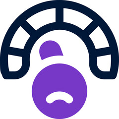 sadness duotone icon. Sleek and modern vector icon for websites, mobile apps, marketing materials, and corporate design. Fully scalable and ready to use.