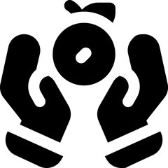 healthcare glyph icon. Strong and solid vector icon for websites, mobile interfaces, presentations, and visual branding. High quality and easy to edit.