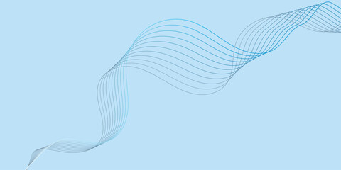 Abstract light blue background with flowing lines creating a sense of movement and fluidity suitable for modern designs website element.