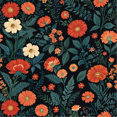 seamless floral background