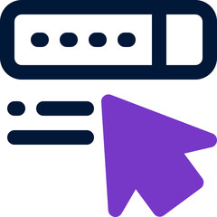 search bar duotone icon. Sleek and modern vector icon for websites, mobile apps, marketing materials, and corporate design. Fully scalable and ready to use.