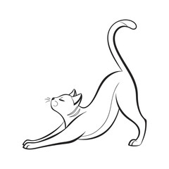 Minimal Animal Silhouette Vector | Clean Black Outline Graphic Design Isolated on White Background