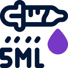 dosage duotone icon. Sleek and modern vector icon for websites, mobile apps, marketing materials, and corporate design. Fully scalable and ready to use.