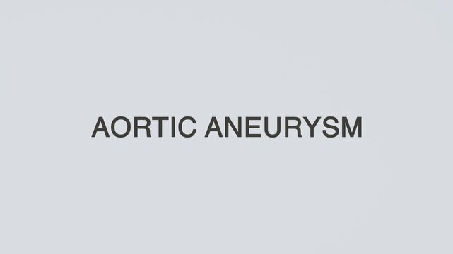 Aortic aneurysm diagnosed with a hand holding a stethoscope on a white background, highlighting vascular health, medical assessment, patient care, and clinical evaluation