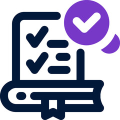 evaluation duotone icon. Sleek and modern vector icon for websites, mobile apps, marketing materials, and corporate design. Fully scalable and ready to use.