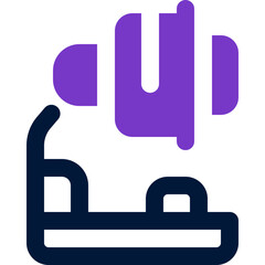 desk lamp duotone icon. Sleek and modern vector icon for websites, mobile apps, marketing materials, and corporate design. Fully scalable and ready to use.