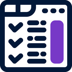 report duotone icon. Sleek and modern vector icon for websites, mobile apps, marketing materials, and corporate design. Fully scalable and ready to use.