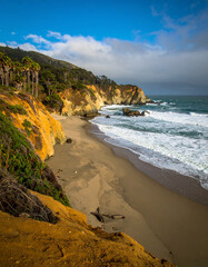 Obraz premium beach at sunset