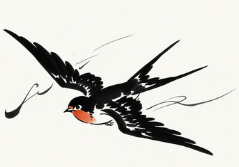 하늘을 나는 제비