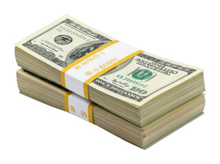 Financial transaction insights business sector type studio setting money management concept isolated on transparent background