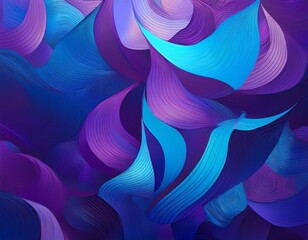 blue and purple shapes background
