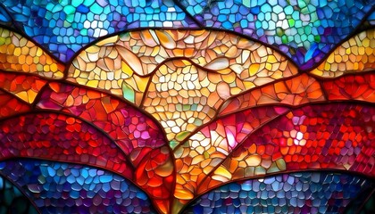 abstract colorful stained glass background