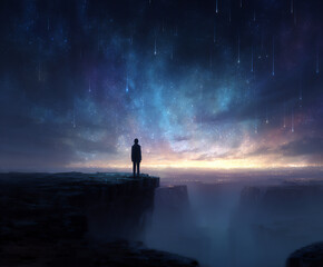 wishing upon a starry night