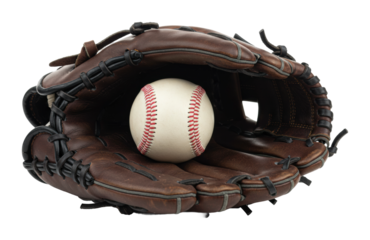 Baseball game action stadium sports equipment outdoor excitement isolated on transparent background