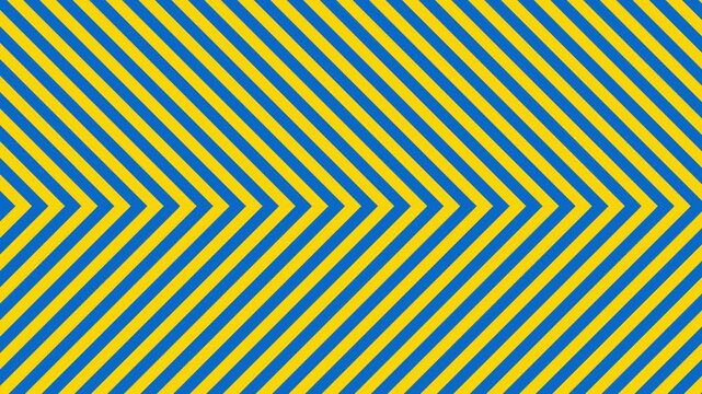 A bold geometric animation loop featuring yellow and dark blue chevron stripes sliding down the screen. Excellent for broadcast graphics, sport video transitions, high-contrast title cards, and modern