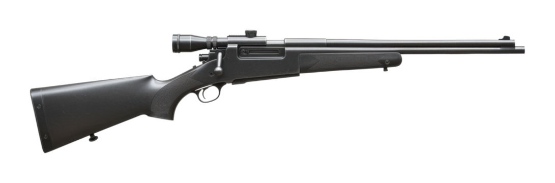 Shooting practice session outdoor range firearms natural environment side precision training isolated on transparent background - Powered by Adobe