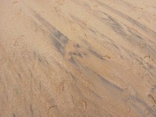 Texture formed by grains of beach sand