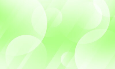 Soft Green and White Abstract Organic Shapes Background Gentle Flowing Design with Bubbles