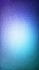 Dark purple violet indigo blue turquoise teal jade green abstract background. Color gradient blur. White circle center. Rough grain grainy noise. Light flash glow flare. Festive Christmas birthday.