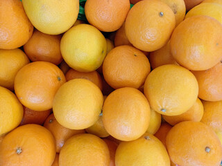 Fresh oranges at the market
