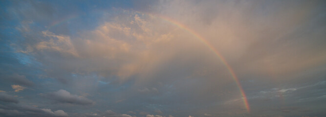 Beautiful sky with cloud landscape