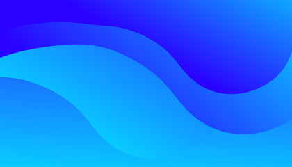 Blue abstract background. Dynamic sound wave. Design element. Vector illustration